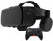 RSGK Gafas virtuales 3D VR, Controlador Bluetooth, Adecuado para películas y Videojuegos 3D VR, Gafas de Realidad Virtual General para niños y Adultos