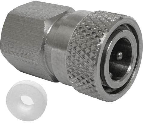 HMKUGO Paintball PCP Innengewinde Edelstahl Kupplung HPA CO2 Lufttank Nachfüllanschluss Schnelltrennung Schnellspanner Adapter Fitting