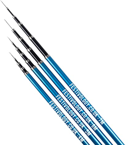 Poste de bandera telescópico 5m