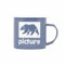 PICTURE Tasse 2023, Porzellan, Rund, 240 Milliliter, Blau, Zuhause, Büro