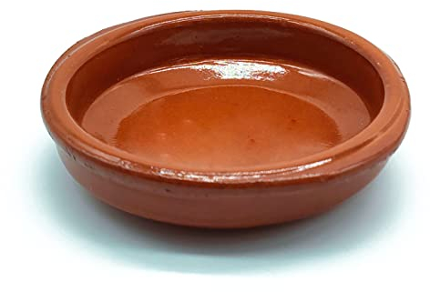 AC – Cazuela de Barro – Fabricado en España – Apto para vitro y hornos – Ø 10 cm