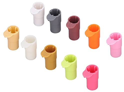 10 STÜCKE Stiftadapter-Set ABS-Schneidstift-Adapter Kunststoff-Stift-Adapter-Ersatz für Cricut-Schneidemaschine