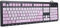 Dioche Sanrio Tastatur Tastatur Tastatur USB Verkabelt Ultradünn süß Cartoon für Home Office Laptop Computer Universell (Schießpulver)