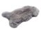HOME LAMB Lammfell Silber 120-130 cm - Weich Schaffell Echt - Natürliche Lammfell Teppich Wohnzimmer - Flauschig Lammfell Echt - Deko Fell Schlafzimmer - Naturfell - Lammfelle