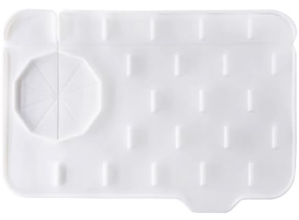 EODKSE Tapis de Robinet en Silicone,Tapis Absorbant pour Robinet de Cuisine Evier,Plateau Anti-Gouttes pour Poignée de Robinet,Attrape-éclaboussures de Robinet Comptoir pour Cuisine Salle de Bain, L
