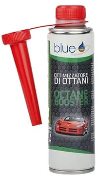 blue Ottimizzatore di Ottani per Tutti i Motori a Benzina. più Potenza ed Elevate Prestazioni. 350ml Fino a 60 Litri di Benzina