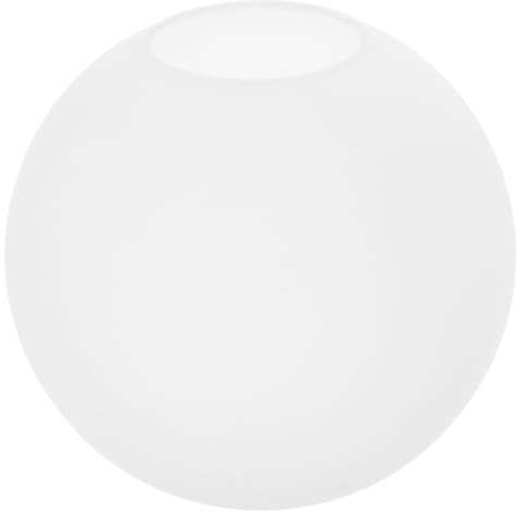 Abat-Jour Globe en Verre de Remplacement Sphère D' de Lait Couvercle D'abat-Jour en Boule de Verre pour Lampe Suspendue 18Cm