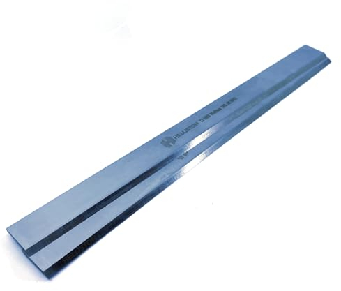 T1 W18% Fers de rabot pour Holzmann HOB260ABS, HSS tungstène 18%, 260x20x2,5mm (1 jeu = 2 lames de dégauchisseuse)