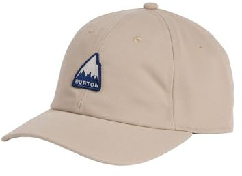 Burton Rad Dad Mütze mit 6 Paneelen, Riemen hinten, Summit Taupe, Einheitsgröße