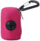 Generic Hundekotbeutel-Spender | Hundekotbeutelspender aus Netzstoff mit Reißverschluss – Tragbarer Hundekotbeutelhalter, modischer Hundekotbeutelspender, Hot Pink, 1 count (Pack of 1), Unisex