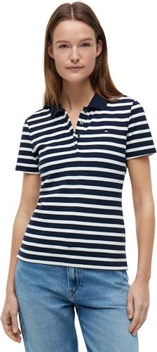 Tommy Hilfiger Damen Poloshirt Kurzarm Slim Fit