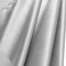 TOLKO Glanz Satin Stoff Meterware | Modestoff Dekostoff Gardinenstoff | 140cm breit | Vorhangstoff Hochzeitsstoff Kostümstoff Satinstoffe zum Nähen Dekorieren Basteln Patchwork Nähstoffe Stoffe (Grau)