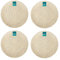 YöL Set of 4 Daisy Print Melamine Side Plates Summer Dining Outdoor Picnic BBQ Green Floral Trendy Tableware