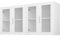 VEVOR Armario de Pared para Lavandería, Armario de 2 Niveles con 4 Puertas, Organizador con Estante Ajustable para Cocina, Garaje, Lavandería, Juego de 2, Cada uno de 30,5 x 61 x 61 cm, Blanco