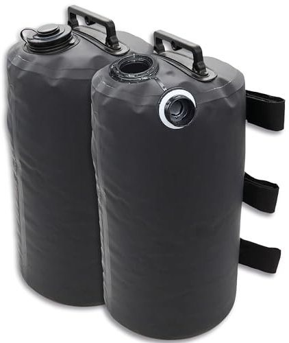BailenaTents® Wassergewicht 30Liter Gewicht für Pavillon Zelte Beschwerung für Faltpavillon Standsicherung mit Wasser/Sand befüllbar, Universal Pavillonstandfüße für Gartenzelt