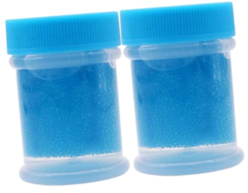 SOESFOUFU 2 Boxes Tweezer Cleaner for Eyelash Extensions Blue Bottle Liquid with Sponge Ball Professional Lash Tweezer Glue Remover for Salon and Home Use Compact and Easy to Carry