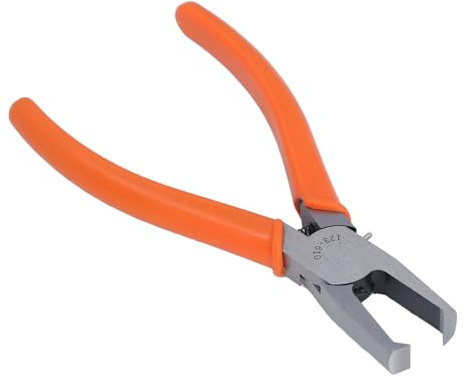 Zerodis Seitenschneider, 10 Mm, Einfach zu Bedienen, Mühelos Tragbar, 90° Abgewinkelter Bündiger Drahtschneider, Gebogene Spitzzange für Reparaturen in der Elektronikindustrie