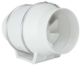 GLigeT Lüftungsgebläse Leiser Kanal-Inline-Ventilator Abluftventilator Leicht zu zerlegen und reinigen Haushalt Gewerbe(XL)