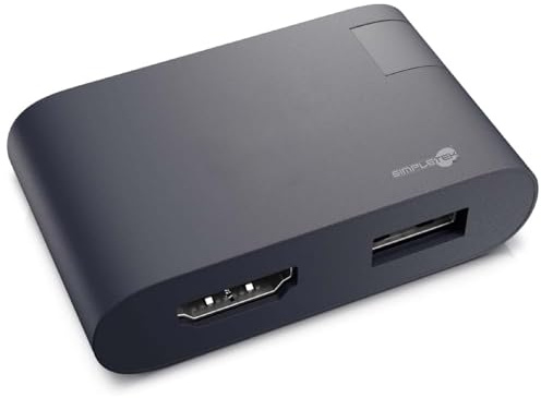 SIMPLETEK - Adattatore USB-C Multiporta Compatibile con Dell Vostro 5410 3510 3520 Compatibile con Precision 5550 5560 5570 5480 7550 7670 7680 7760 (Ricondizionato)