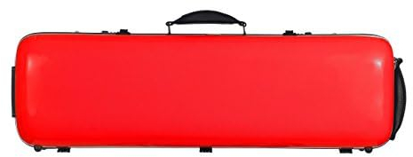 Geigenkoffer Fiberglass Safe Oblong 4/4 rot M-Case + Musiktasche