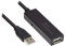 Good Connections AKTIVES USB 2.0 Verlängerungskabel - 20 m - Stecker A an Buchse A - KUPFERLEITER/CU - Poweranschluss für stromhungrige Geräte - Repeater-Kabel mit Signalverstärkung - SCHWARZ