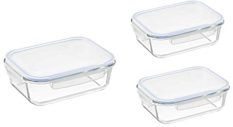 cook Frischhaltedose aus Glas mikrowellengeeignet - Oven Glass - Auflaufform eckig mit Deckel für Backofen, Mikrowelle & Zum Einfrieren