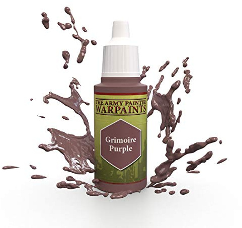 The Army Painter | Warpaint | Grimoire Purple | Acrylic Non-Toxic Heavily Pigmented Water Based Paint for Tabletop Roleplaying, Boardgames, and Wargames Miniature Model Painting