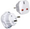 【1 per PACK】UK To EU European Travel Adapter, EUROPE Power Plug C for Egypt, Turkey, France, Morocco Portugal Italy Spain Germany Poland Norway Austria Netherlands Greece Cyprus China etc WHITE-MG LTD