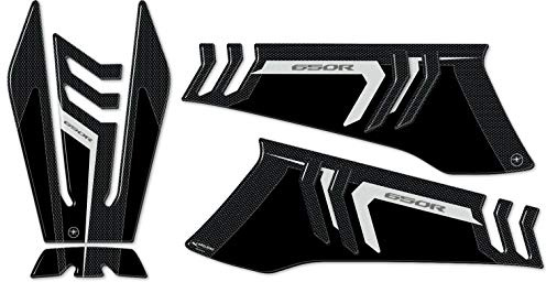 labelbike 3D Aufkleber Motorrad Tankpad kompatibel mit Honda | CB650R, Schutz- und Seitenschutz aus Harz, kratzfest, Dekoration