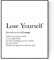 Poster mit Songtext „Lose Yourself“, Eminem Hip Hop, Rap-Musik-Kunstdruck, 20 x 25 cm