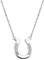 Sofia Milani - Damen Halskette 925 Silber - mit Zirkonia Steinen - Hufeisen Pferd Anhänger - 50331
