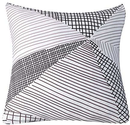 ARNTY Sofabezüge, Moderne Elastischer Sofabezug Stretch 1/2/3/4 Sitzer Couchbezug Antirutsch Blumendruck Sofahusse für Couch Möbelschutz(Gestreifte Linien, 1 Kissenbezug)