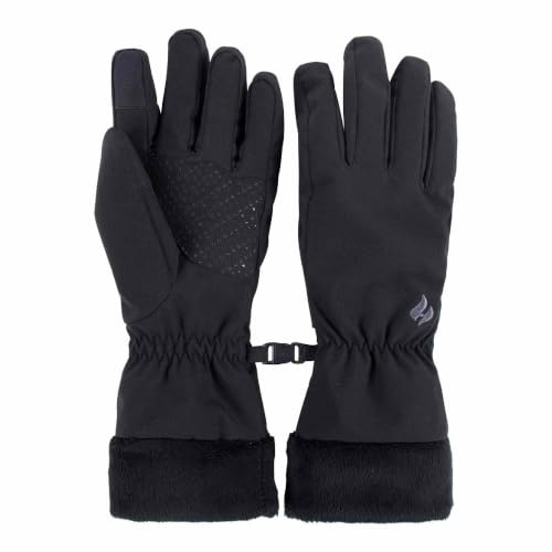 HEAT HOLDERS - Handschuhe Wasserdicht Damen mit Fleece Gefüttert | Schwarz Windsropper Handschuhe