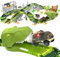 TONZE Circuit Voiture Enfant Dinosaure Jouet Enfant 3 Ans Garçon Fille Circuit Voiture Electrique Jeu Cars Jouet 3 4 5 6 Ans Garçon Cadeau 3 4 5 6 Ans