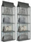 Dearjana Porta Borse da Armadio, Traspiranti Organizzatore Borsa Armadio per Armadio Camera da Letto con Gancio, Risparmiare Spazio, 4 Tasche, Portaborsa Armadio, 2 Pezzi Grigio