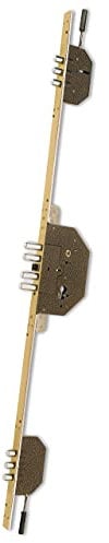 EZCURRA Cerradura Seguridad 3 Puntos Esmaltada Ds15/60 40 Mm - Negro