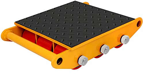 XCFDP 15 T Heavy Duty Maschine Dolly Skate Machinery Roller Mover Cargo Trolley 15 kg