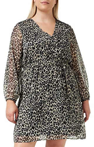 ONLY Femme Onlcera 3/4 Short Dress WVN Noos Robe, Pumice Stone, XL EU