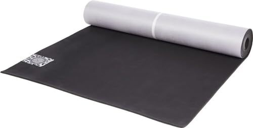 Energetics Unisex – Erwachsene Natural Rubber Mat Microfiber Yogamatte, Grey Light, 180x66x0.5 cm
