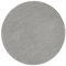 the carpet Marley Eleganter Designer Teppich, Wohnzimmerteppich, Kurzflor, Weich, Pflegeleicht, Elgant, Uni, Silber, 200 cm Rund