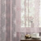 Kotile Rosa Spitzenvorhänge für Mädchen Schlafzimmer – Vintage Blumenmuster durchscheinende Spitzenvorhänge 183 cm Länge, Sichtschutzstangentasche, gewellt, 132x183 cm, Rosa