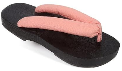 Syqiya Nezuko Kamado Cosplay Clogs Pantoffel Holzschuhe Hausschuhe Sandalen für Kostüm Rosa Unisex 37 (Inside Length 23cm)