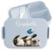Kinder Bento Box Midi Lunchbox für Mepal Bentobox - Katzen - Verspielte Süße Katze Brotdose Cat I - 900 ml - Hellblau - name vesperdose katzenmotiv personalisierte jausenbox brotbox