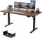 Homall Höhenverstellbarer Schreibtisch 160x80 cm, Schreibtisch Höhenverstellbar, Elektrischer Schreibtisch mit Vierteilige Tischplatte, Computertisch mit Memory Funktion,Standing Desk