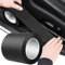 Autocollant en fibre de carbone pour seuils de portières de voiture - Noir - 10 cm x 10 m