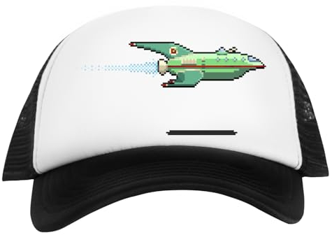 Space Delivery Ship Weiße Baseball-Hysteresenkappe Für Kinder, Unisex