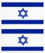 Pandiui23 2 drapeaux israeliens couleurs drapeau israelien 150 x 90 cm
