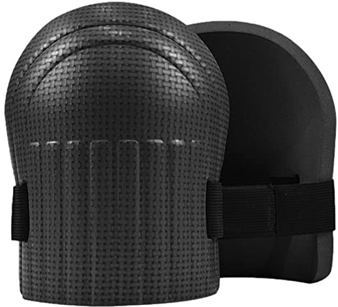 1 Paar Professionelle Kniebandage für Arbeit, Weiche Knieschoner aus Evagummi mit Verstellbaren Träger, Rutschfest Knieschoner Garten Kniekissen für Gartenarbeit, Bodenreinigung, Bau, Volleyball, Yoga
