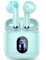 Wireless Earbuds, Bluetooth 5.4 Headphones 2024 Wireless Headphones with Deep Bass, New Mini Bluetooth Earphones in Ear 4 ENC Mic, Noise Cancelling Ear buds 30H Bluetooth Earbud Dual LED Display, Cyan