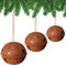 Tandefio Große Vintage-Weihnachtsglocken, rostige Metallglocken, Dekoration, Weihnachtsbaum-Ornament, 14 cm, 11,9 cm, 10,2 cm H, riesige dekorative Schlittenglocken mit Seil für Weihnachtsbaum, Tür,